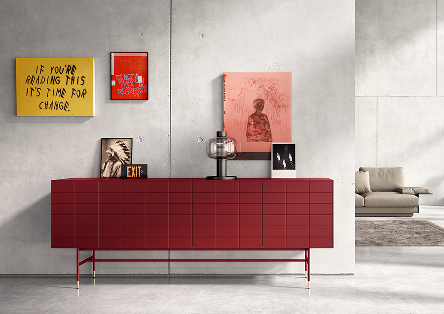 ©Kettnaker SOMA Edition Sideboard Lack rubin
